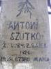 Grave of Antoni Szutko, died in 1926